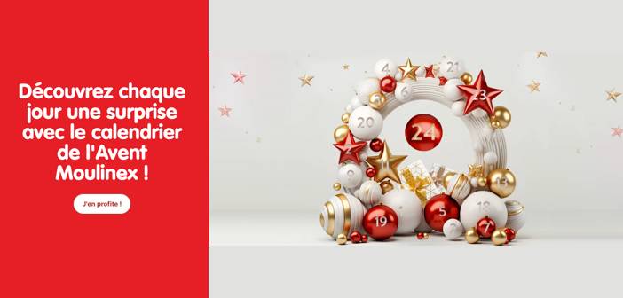 Jeu Calendrier de l'Avent Moulinex Votre-jeu.moulinex.fr