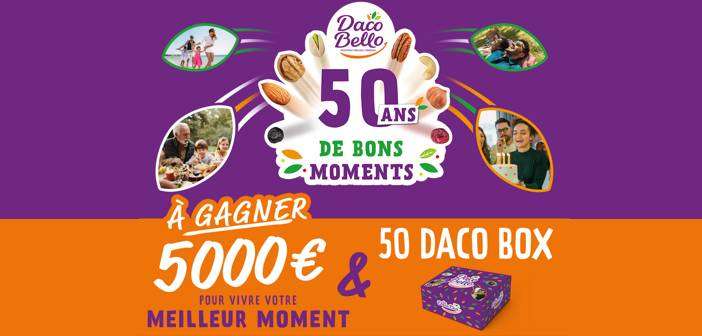 Daco Bello Jeu 5000 euros www.dacobello-50ans.fr
