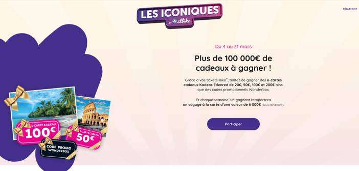 www.lesiconiquesilliko.fr Grand Jeu Les Iconiques Illiko