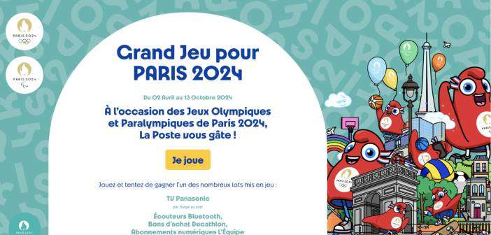 La Poste Le Grand Jeu Pour Paris 2024 Grandjeupourparis2024.laposte.fr