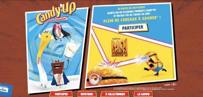 Candy-up.fr Jeu Concours 12 consoles Nintendo Switch à gagner